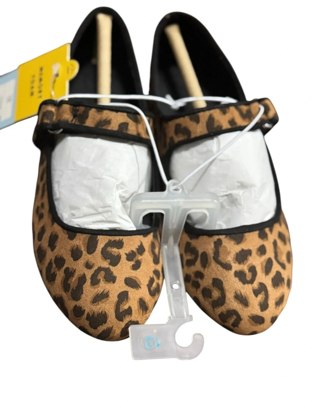 Cat & Jack Toddler Addy Cheetah Print Ballet Flats NWT
